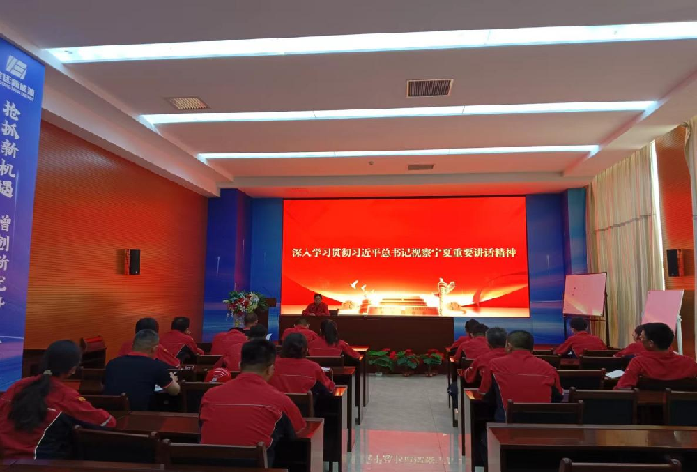 砥砺前行 再建新功 | rb88热博党总支深入学习贯彻习近平来宁视察重要讲话精神